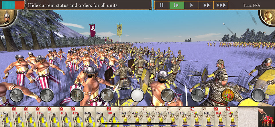 <strong>GAMEPLAY CLASSIQUE DANS UN NOUVEL ENVIRONNEMENT</strong> Relevez les défis de la stratégie au tour par tour et lancez-vous au cœur de batailles en temps réel pour déterminer le destin de Rome.